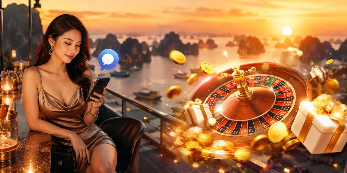 Người chơi roulette tại vịnh Hạ Long trải nghiệm casino trực tuyến an toàn