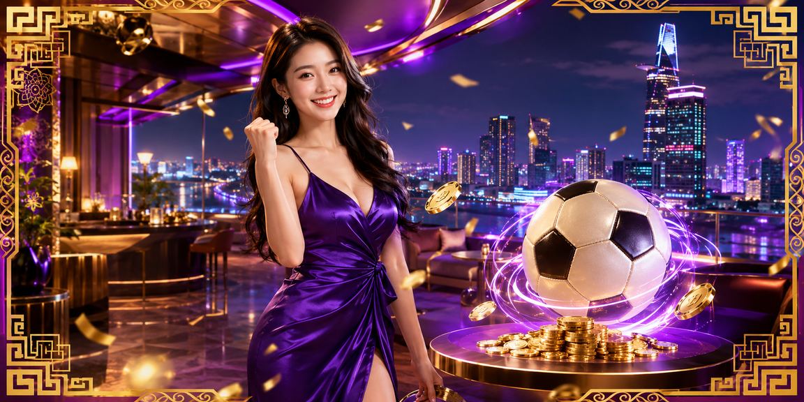 Người dùng xem cá cược bóng đá qua màn hình neon tại TP Hồ Chí Minh ban đêm